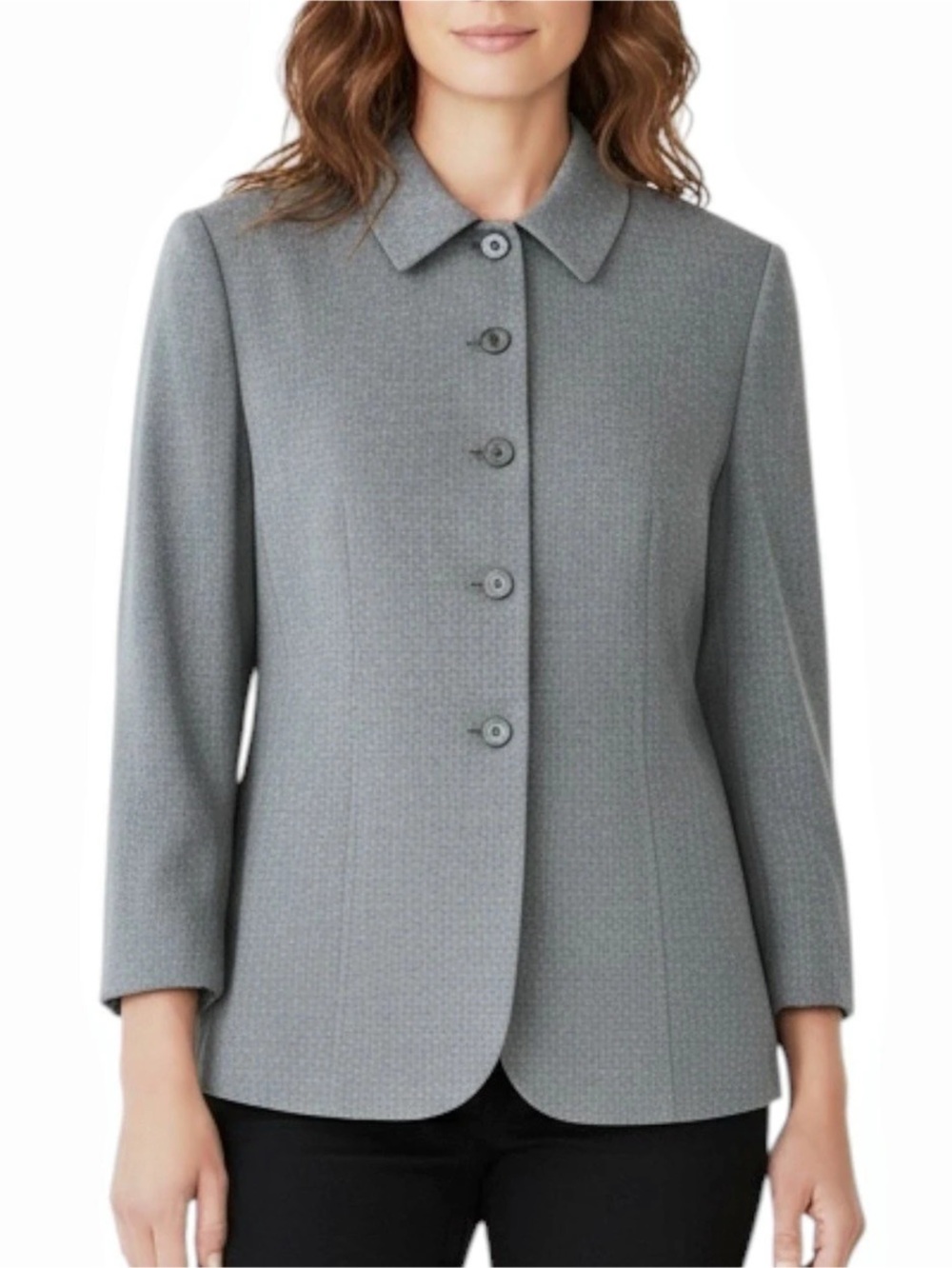 ANN TAYLOR Gray Blazer Size 6 NWT